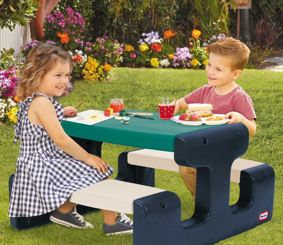 Little Tikes Junior Jungle Evergreen Picknicktafel - Multi