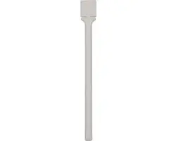 Duvo+ Zitstok plastic plat traps Wit 22cm, prijs per 3 stuks !