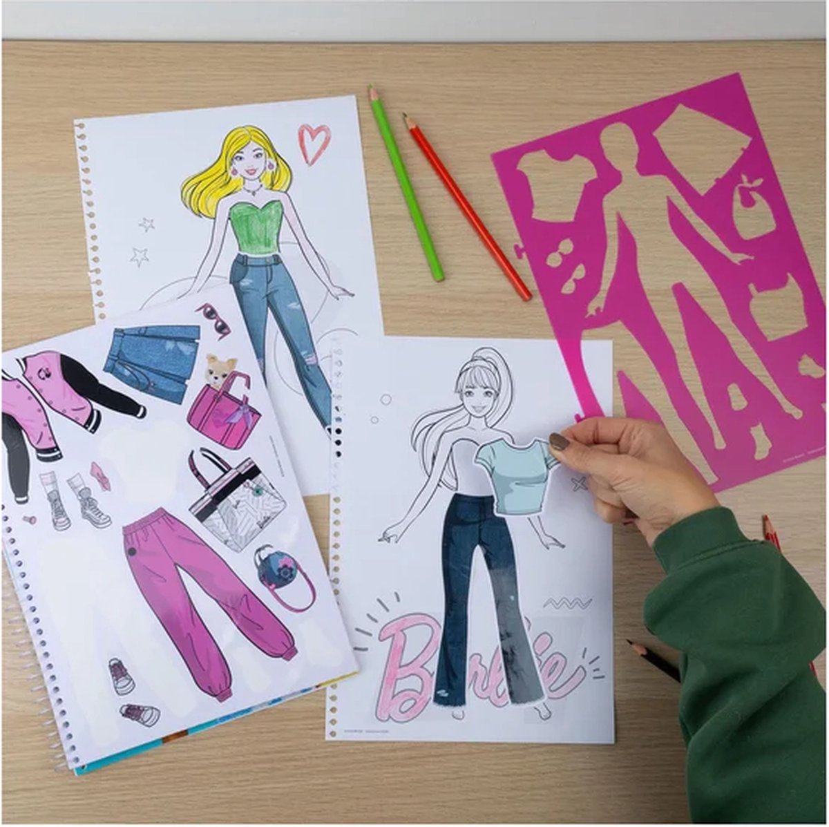 Barbie Modeontwerper Schetsboek