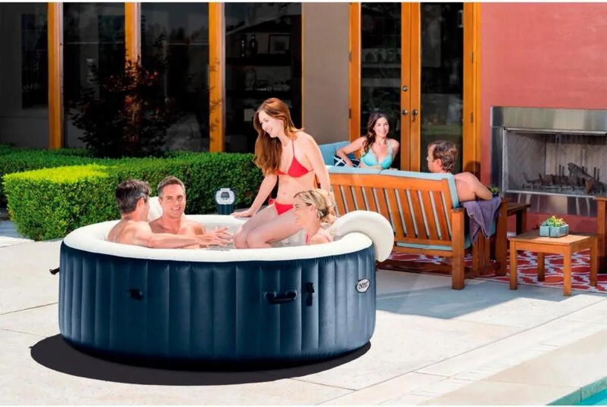 Intex Pure Spa Bubble Therapy 6307622843 Jacuzzi - 795L - Marineblauw