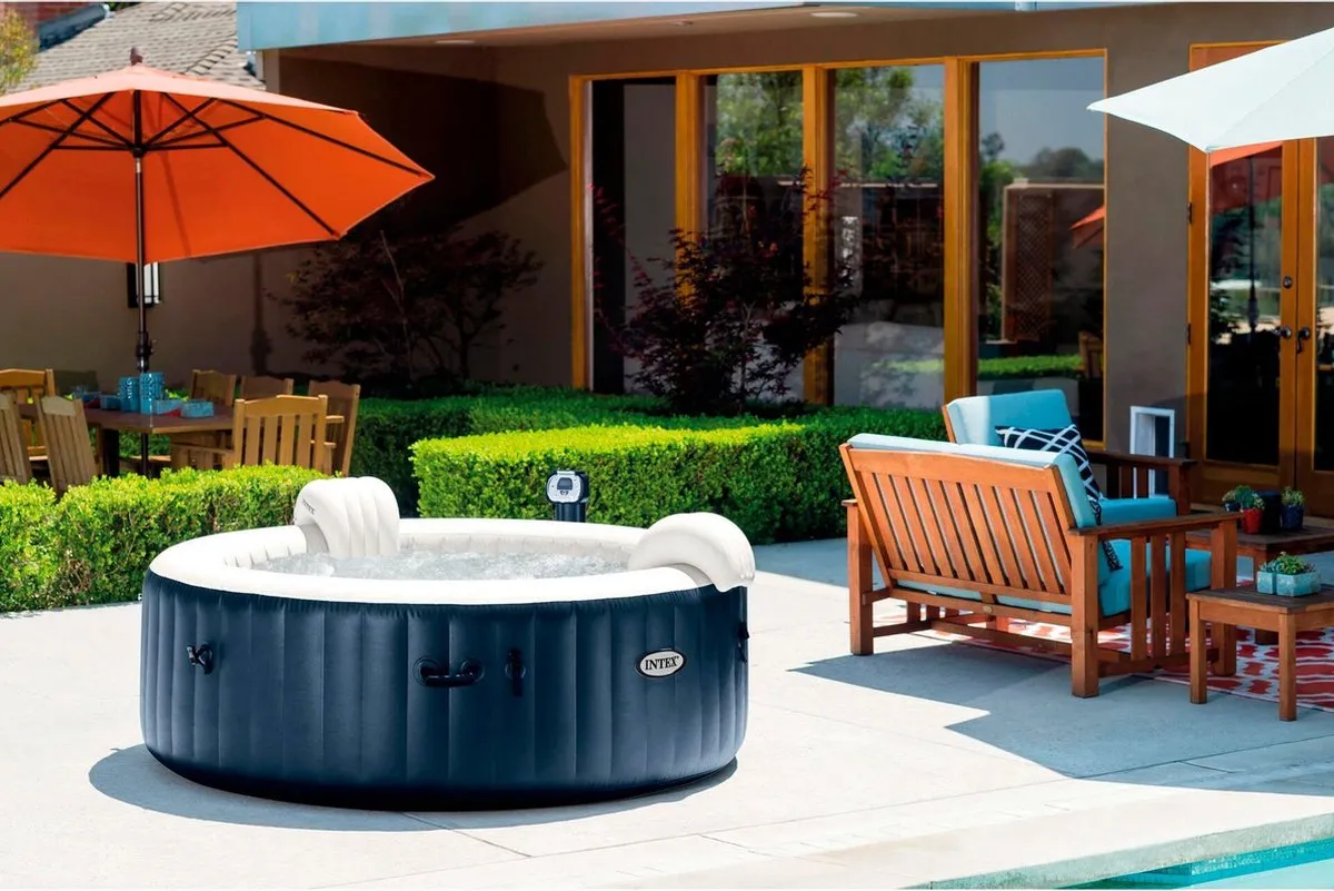 Intex Pure Spa Bubble Therapy 6307622843 Jacuzzi - 795L - Marineblauw