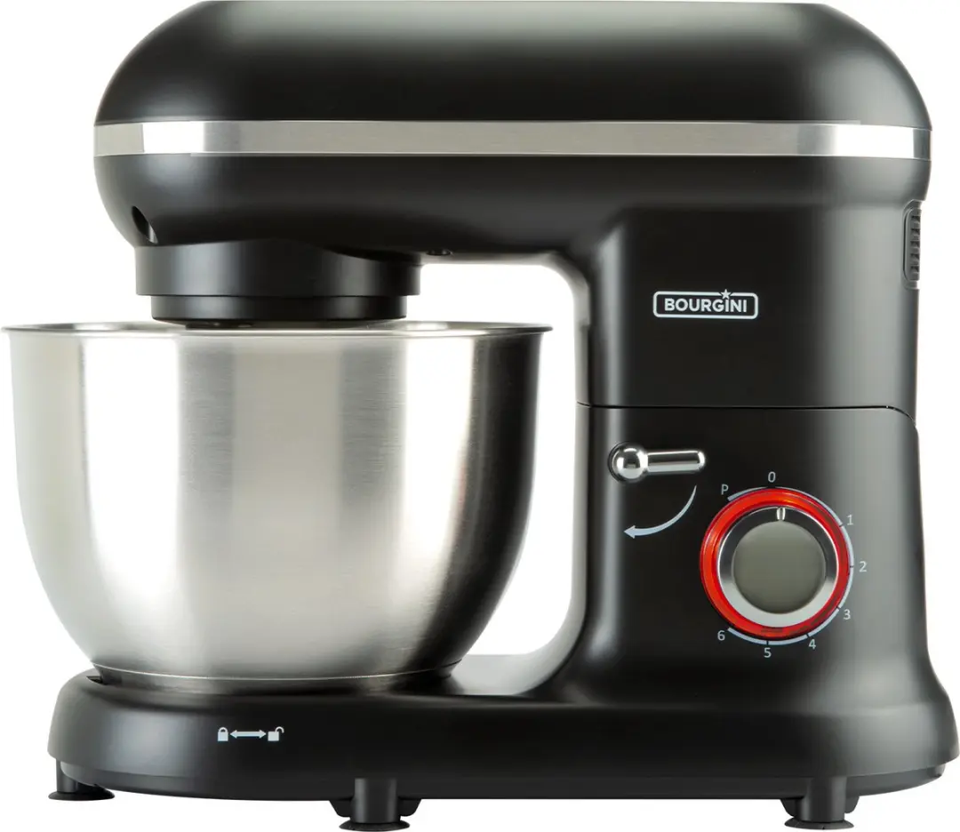 Bourgini Classic Kitchen Chef Keukenmachine 1300W - 4.5L - Zwart