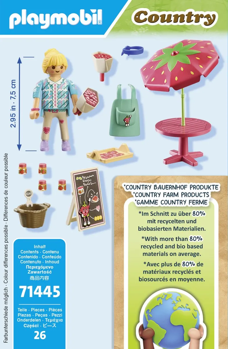 Playmobil Country Huisgemaakte Jam Verkoopstand 71445 - Multicolor - afbeelding 6 van 6