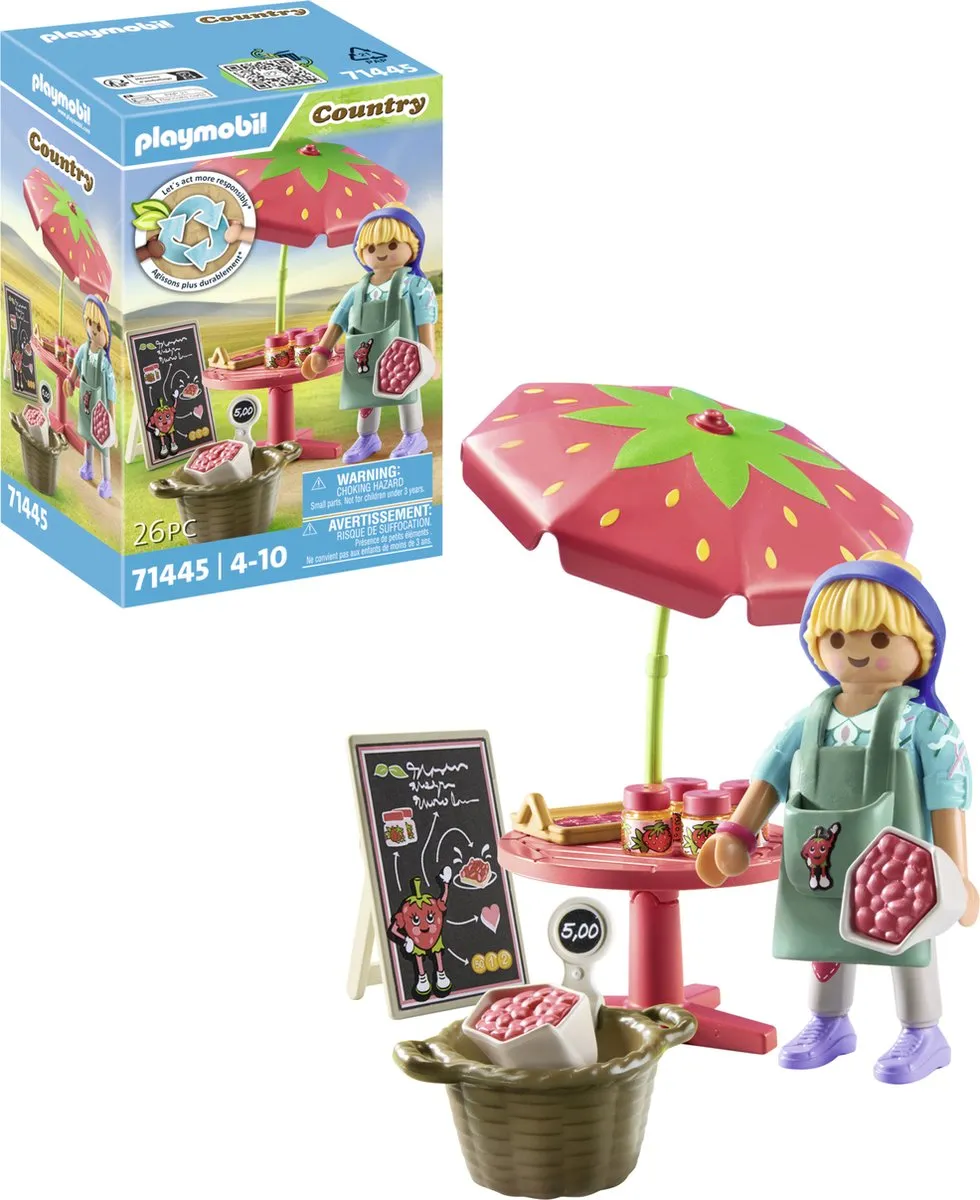 Playmobil Country Huisgemaakte Jam Verkoopstand 71445 - Multicolor