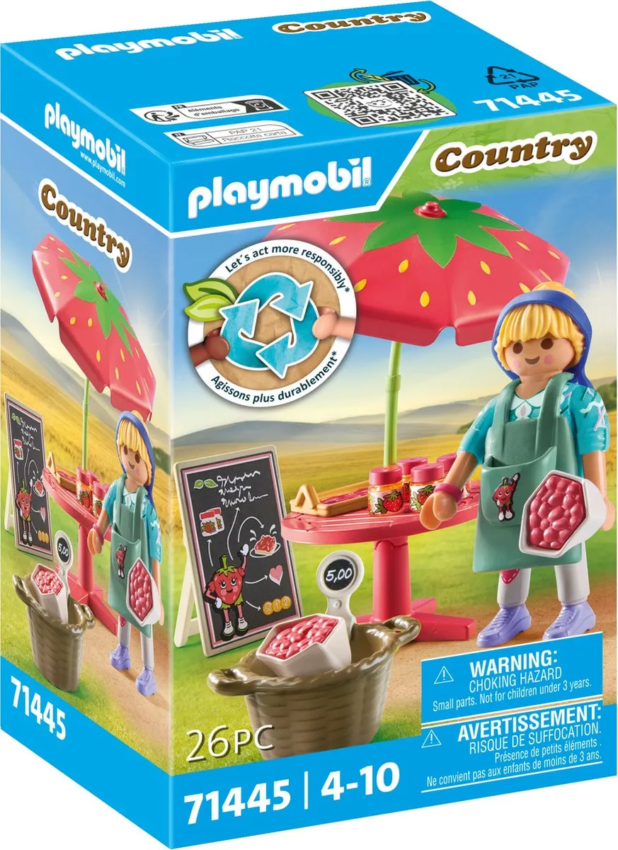 Playmobil Country Huisgemaakte Jam Verkoopstand 71445 - Multicolor