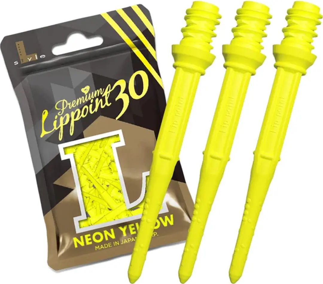 L-Style Long Premium Lippoint 30 Neon Geel - 3 Stuks