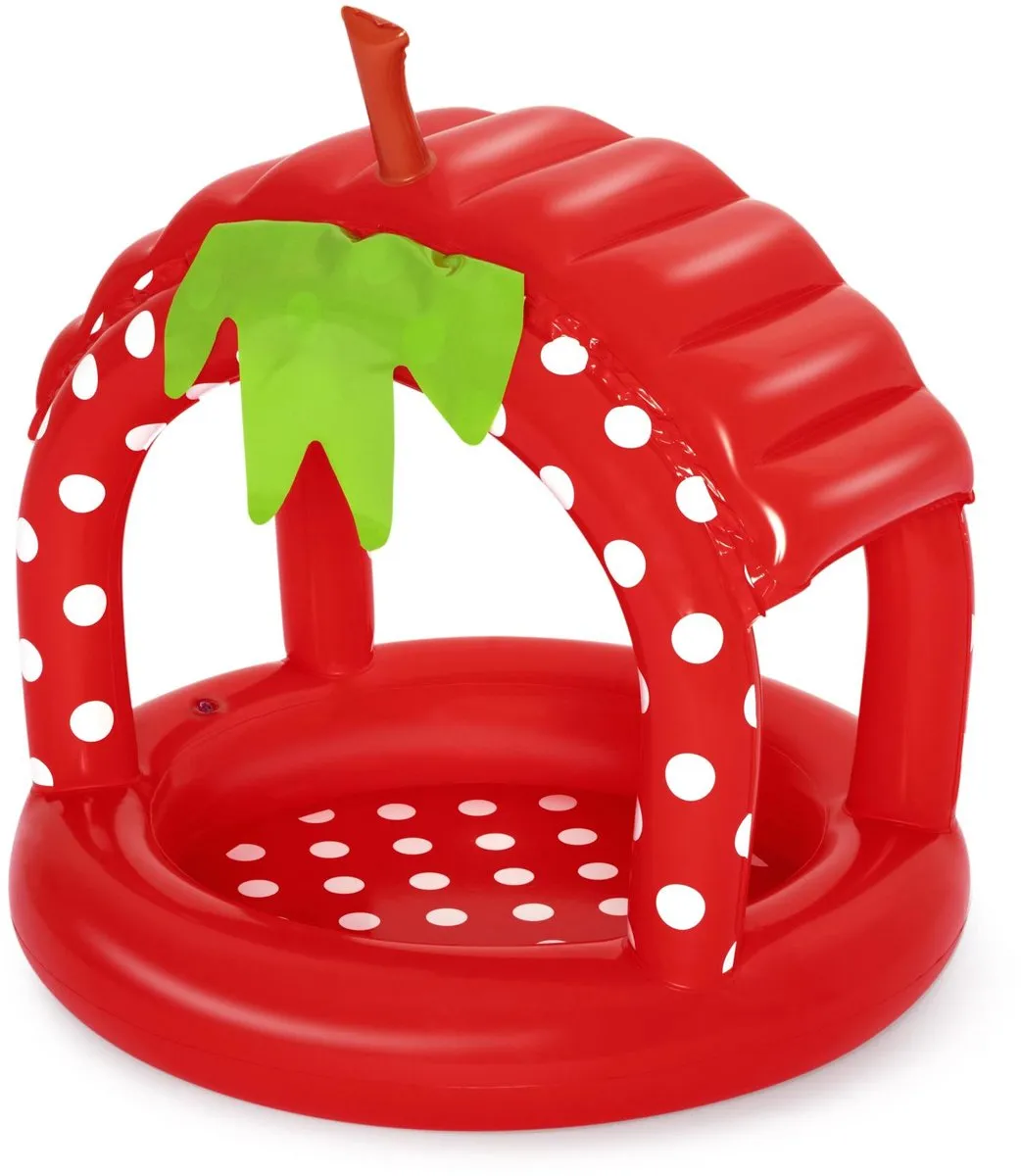 Bestway Aardbei Opblaasbaar Kinderzwembad 91cm - 26L - afbeelding 4 van 6