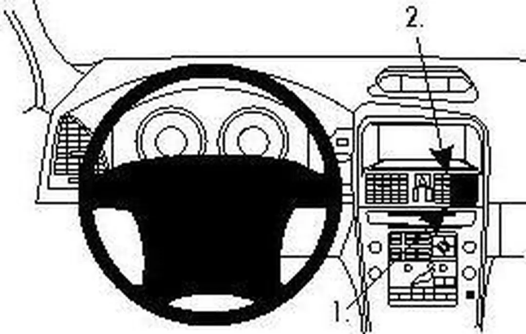 Brodit ProClip 854257 Volvo XC60 Hoogteverstelbare Houder - Zwart