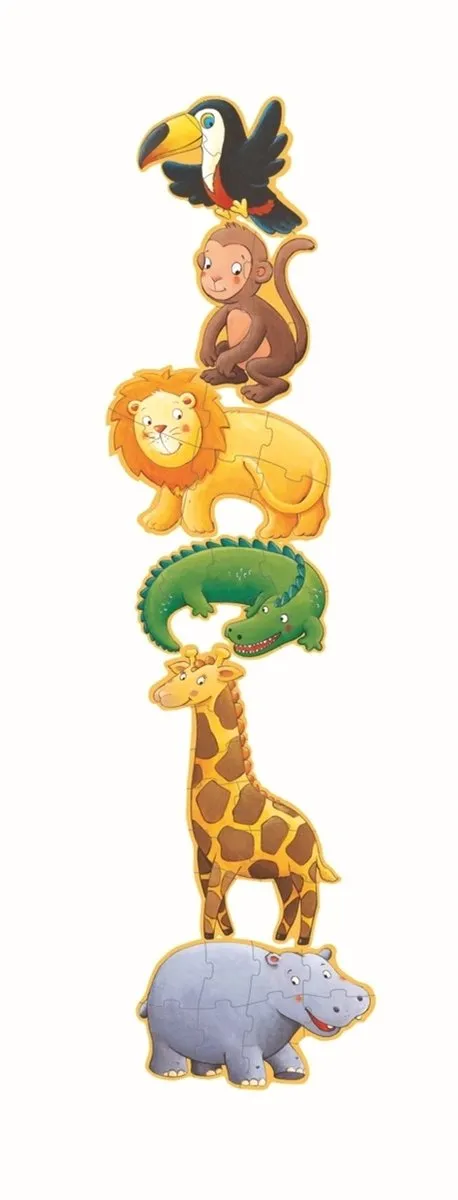 Djeco Puzzel Dieren 1000 Stuks - Educatief Speelgoed 2+ - Multicolor