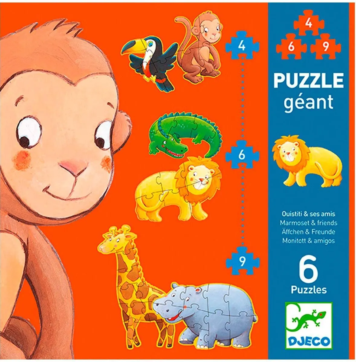 Djeco Puzzel Dieren 1000 Stuks