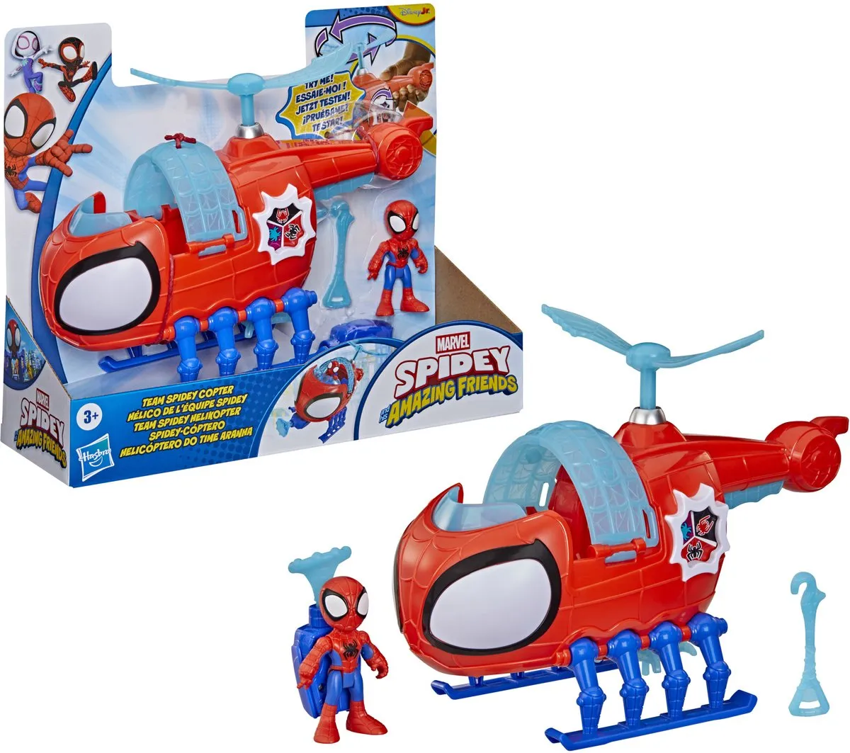 Hasbro Spidey Helikopter met Actiefiguur G19695L0
