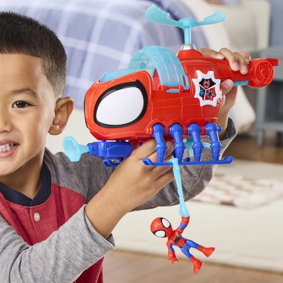 Hasbro Spidey Helikopter met Actiefiguur G19695L0 - Multicolor
