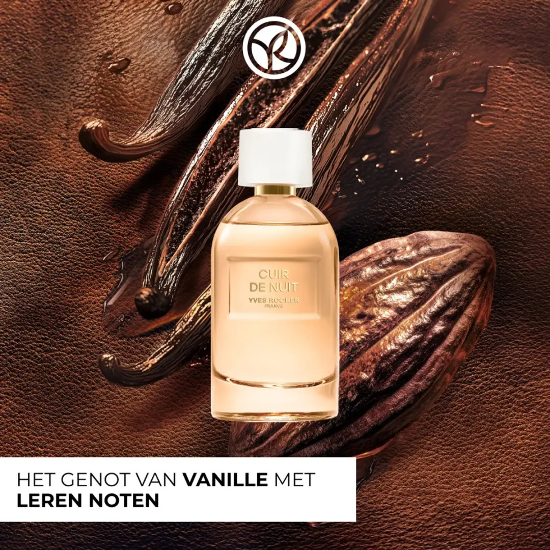 Yves Rocher Cuir de Nuit Damesparfum - Vanille Cacao Koffie 100ml