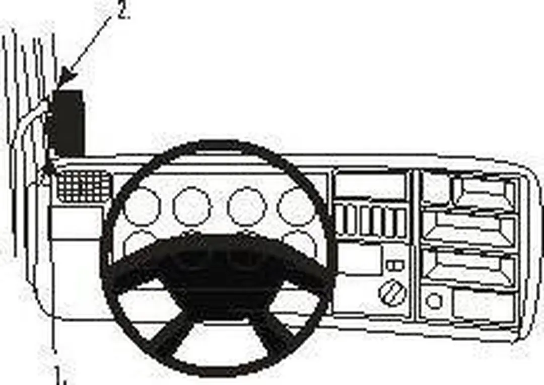 Brodit ProClip 803675 Houder - Scania P-Serie/R-Serie - Zwart
