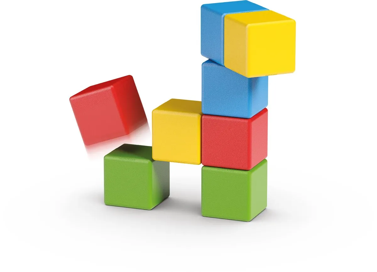 Geomag MagiCube Creatief Bouwen - 12 Stuks - Multikleur