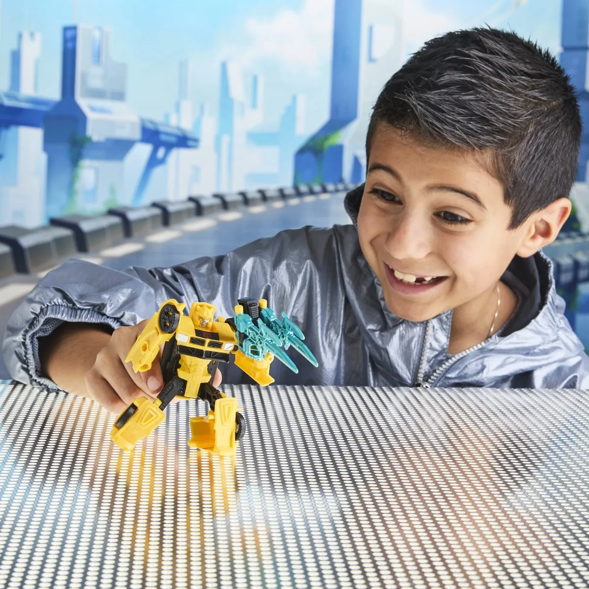 Hasbro Transformers Cyberworld Armored Cyber Changers Bumblebee - Multi - afbeelding 6 van 6