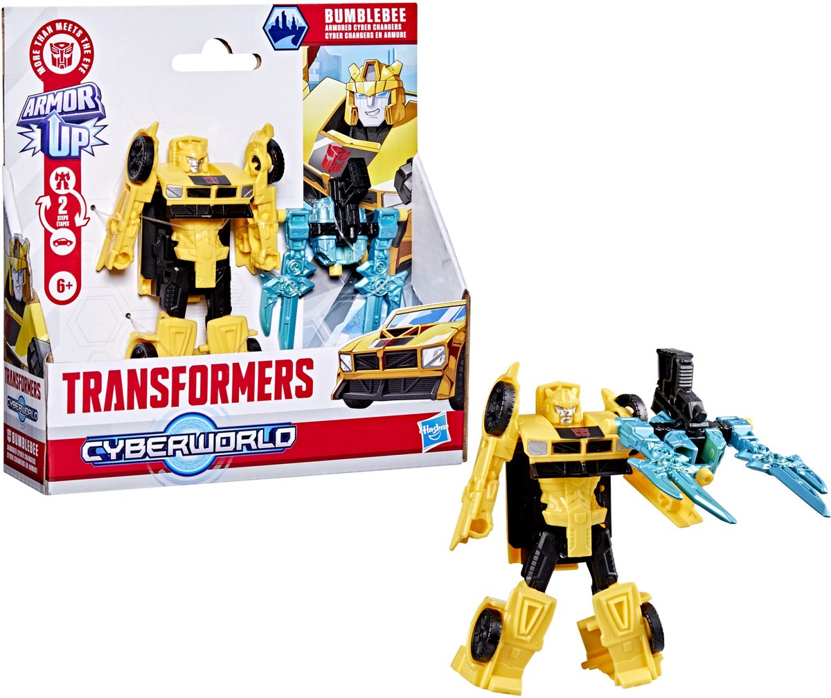 Transformers Cyberworld Armored Cyber Changers Bumblebee