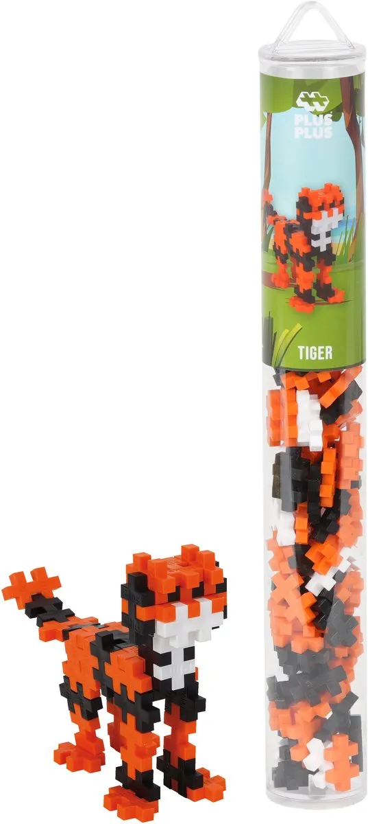 Plus-Plus Tube Tijger 100-delig Bouwset