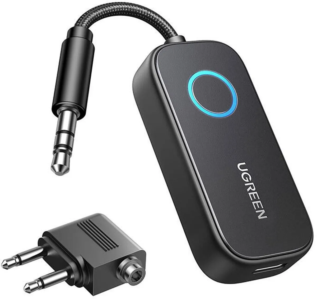 UGREEN Bluetooth 5.3 Ontvanger Zender 3,5mm - Zwart
