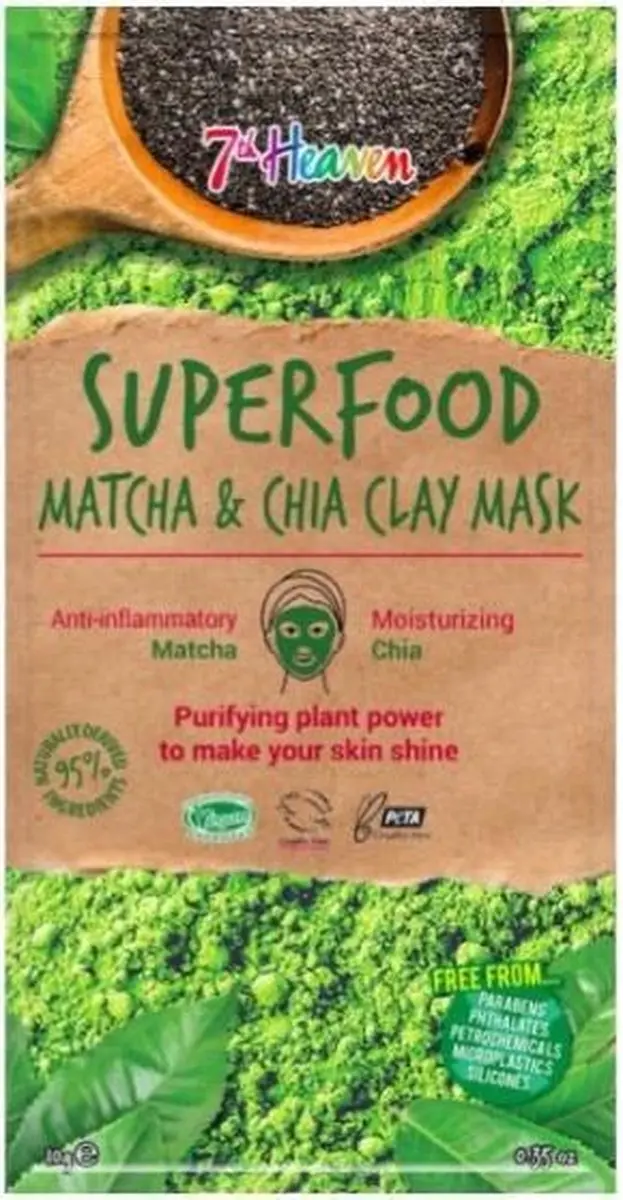 Montagne Jeunesse Superfood Matcha & Chia Clay Mask 10ml