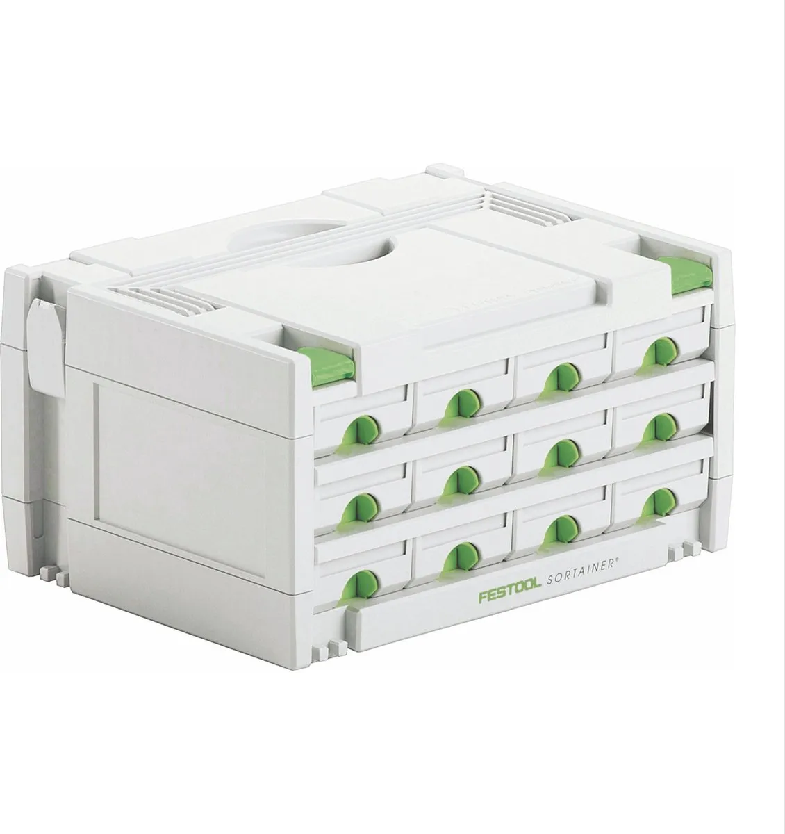 Festool SORTAINER SYS 3-SORT/12 Schuifladen - 12 Stuks Wit