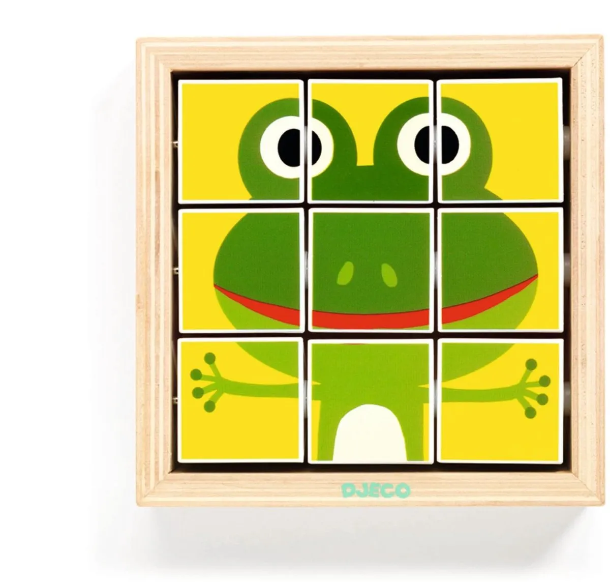 Djeco Tournanimo Blokpuzzel - 9 Stukken - Multi - afbeelding 5 van 6