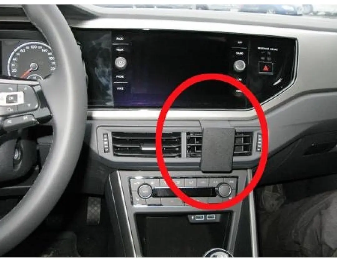 Brodit ProClip houder geschikt voor Volkswagen Polo 2018 - Angled mount