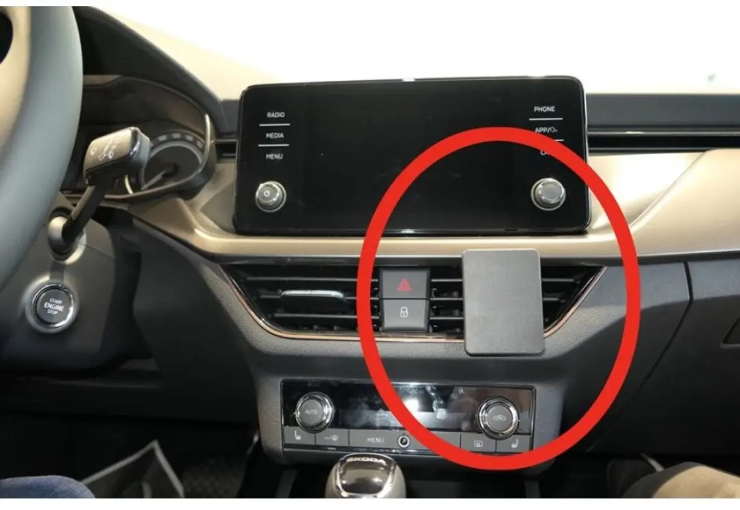 Brodit ProClip houder geschikt voor Skoda Scala 2019 - Center mount