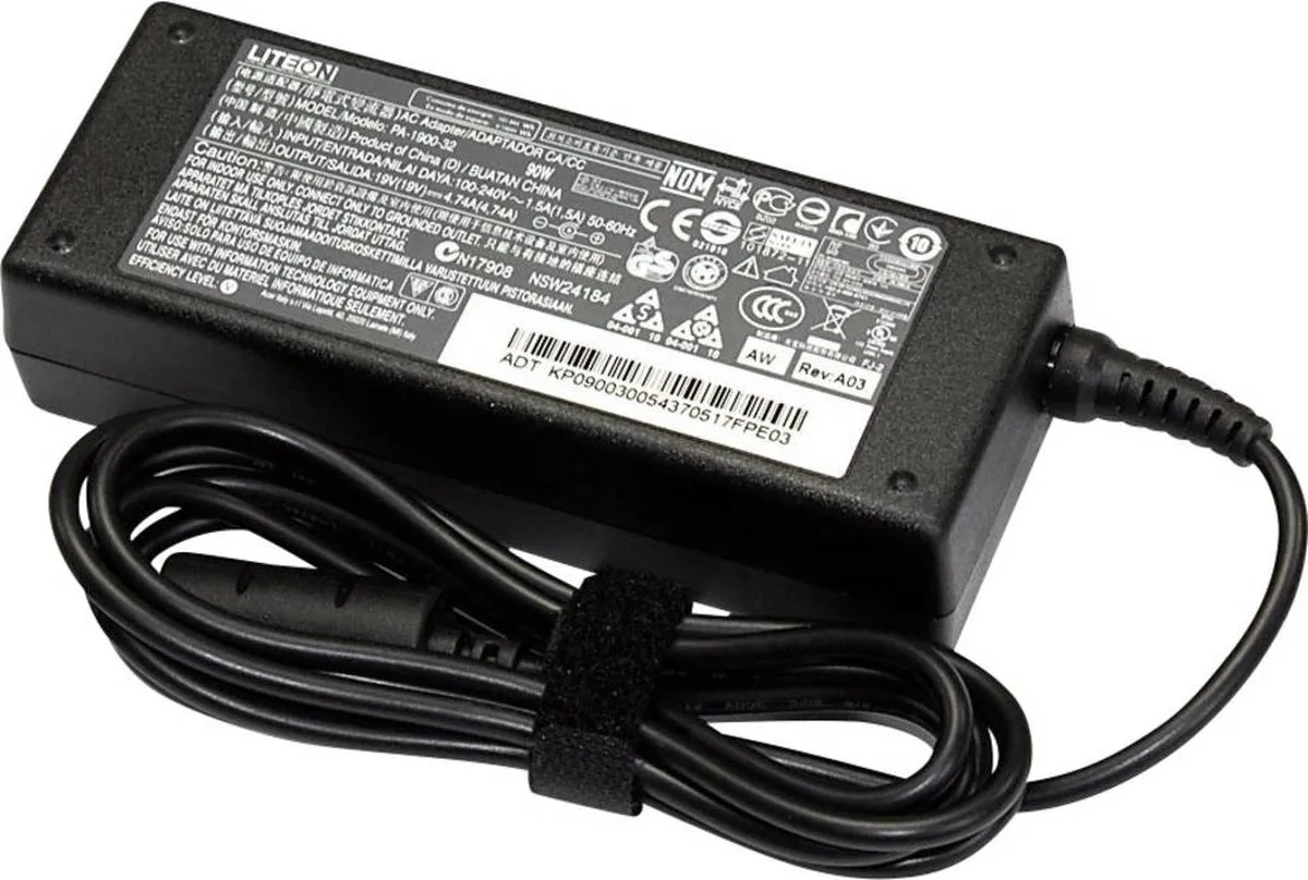 Acer KP.09003.005 Laptop Netvoeding 90W - Zwart