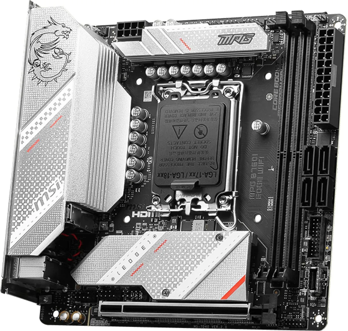 MSI MPG B760I Edge Wi-Fi Moederbord - Mini ITX - Intel B760