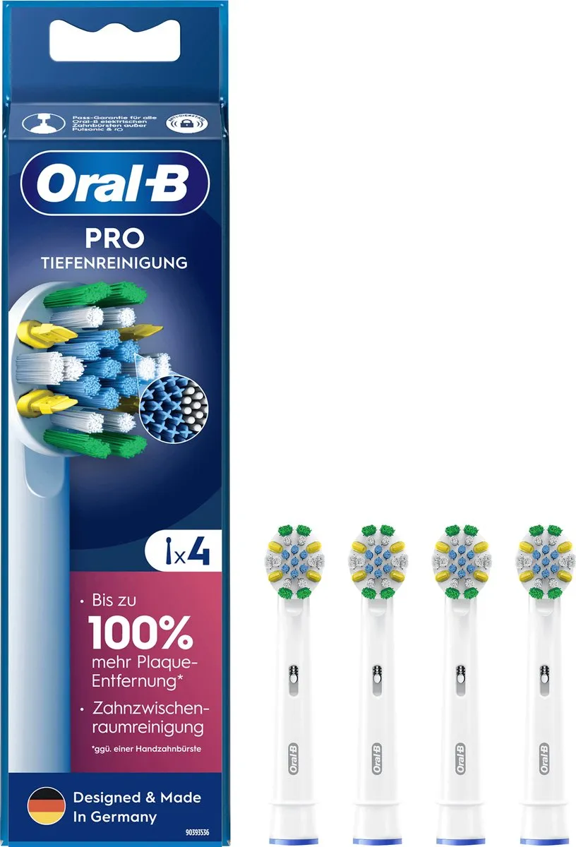 Oral-B PRO Floss Action Tandenborstels - 4 Stuks - Wit