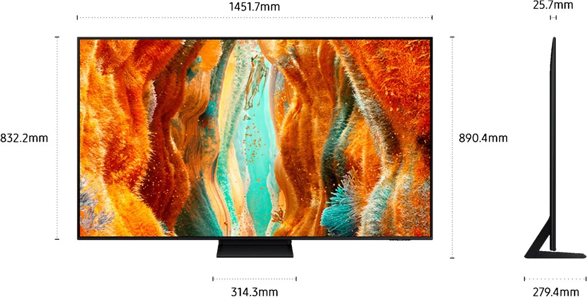 Samsung TQ65QN74FATXXC Neo QLED 65" 4K QLED TV - Zwart