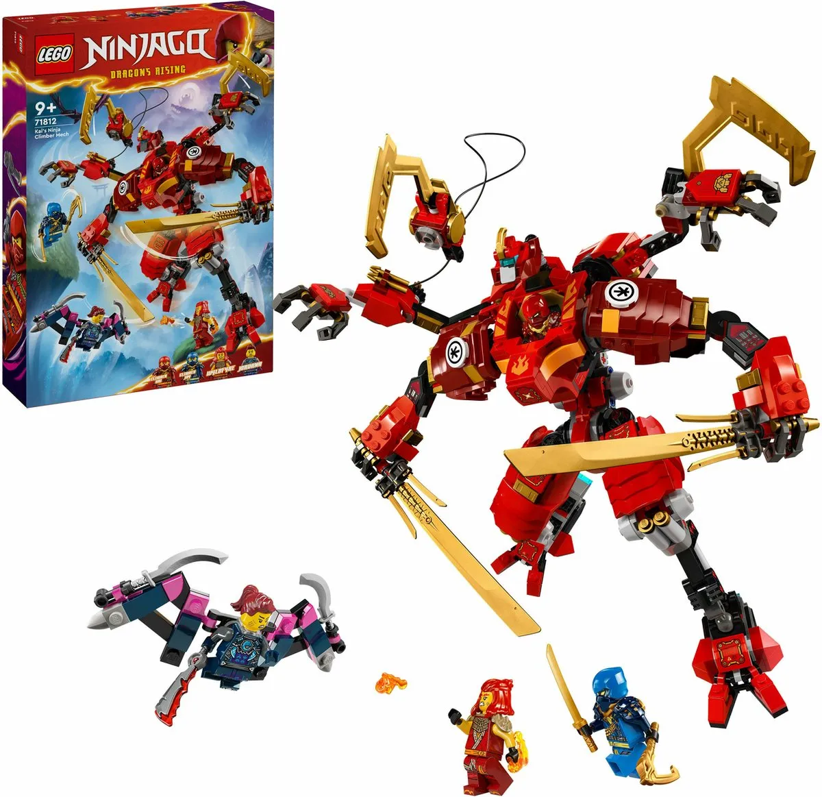 LEGO Ninjago Kai's Ninjaklimmecha 71812 - 623 Stukken