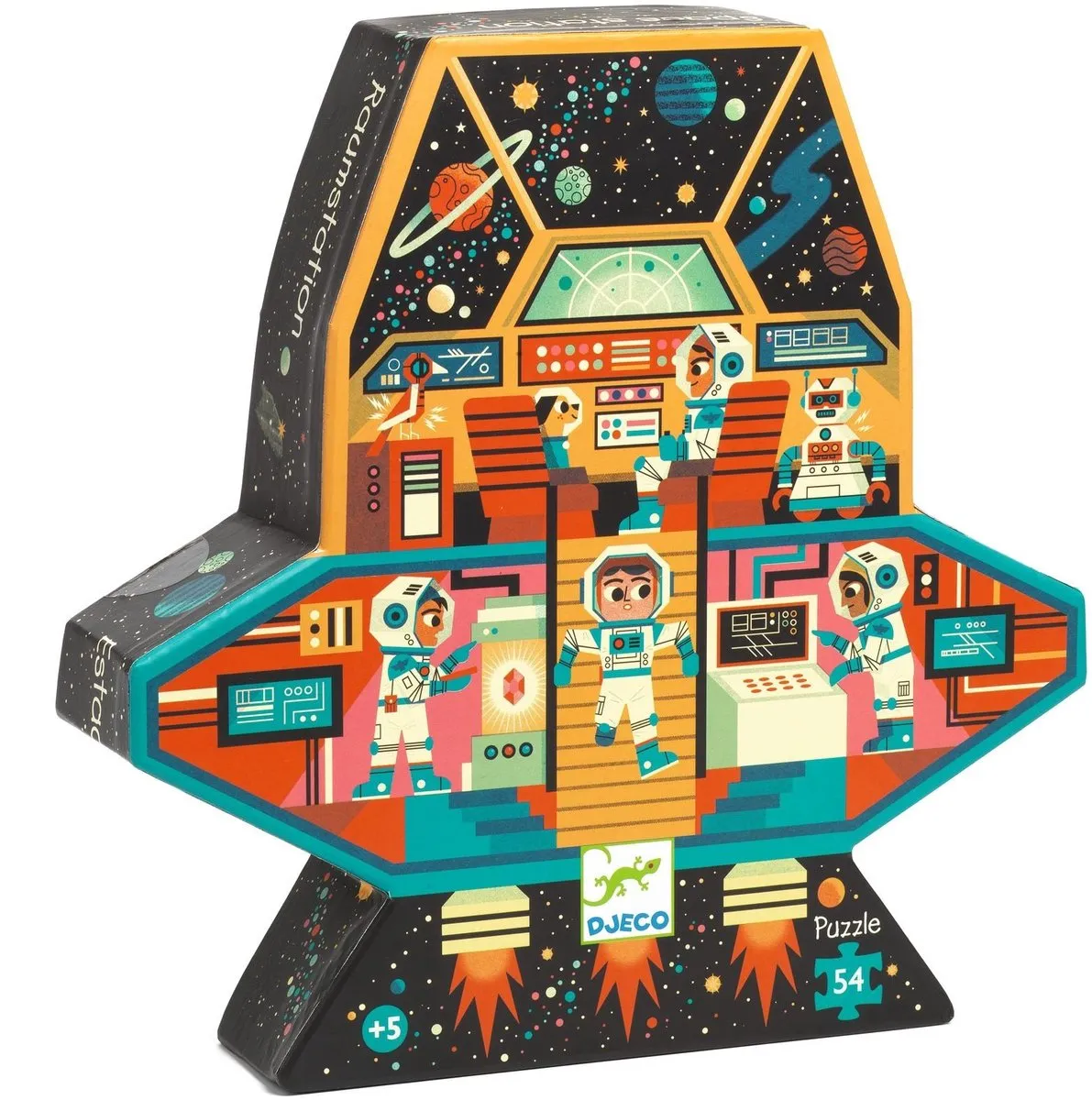 Djeco Ruimtestation Puzzel 54 Stuks