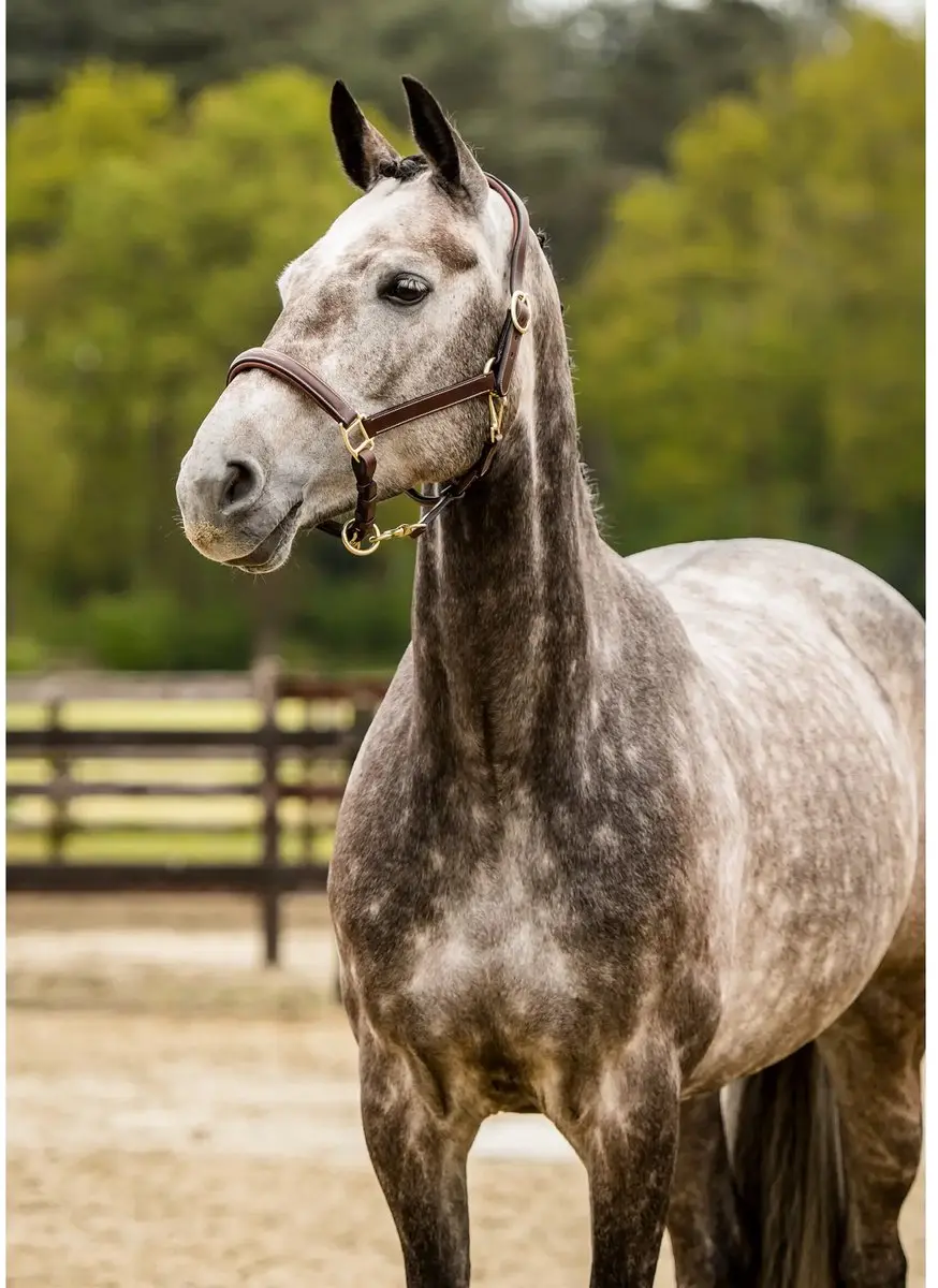 Leren halster voor paarden Trust San Miguel