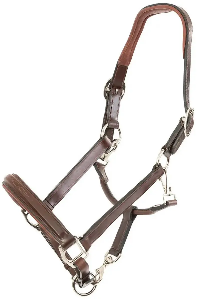 Trust San Miguel Leren Halster Cob - Bruin/Zilver - afbeelding 6 van 6