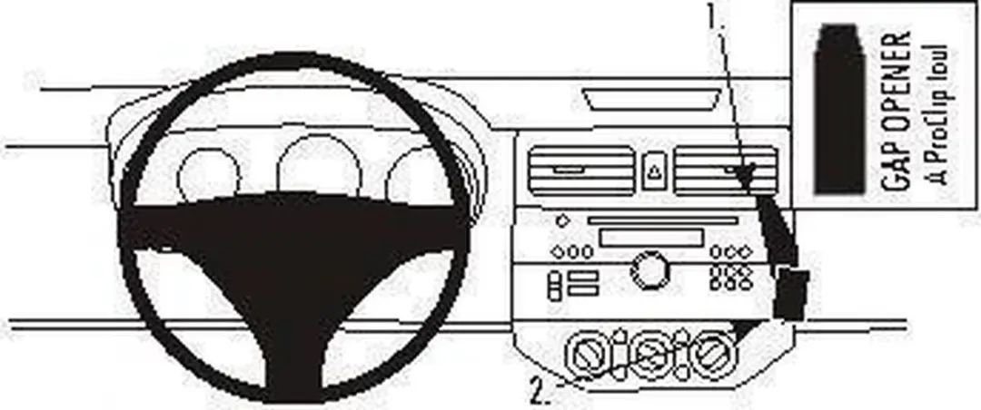 Brodit ProClip 853664 Suzuki Swift Houder