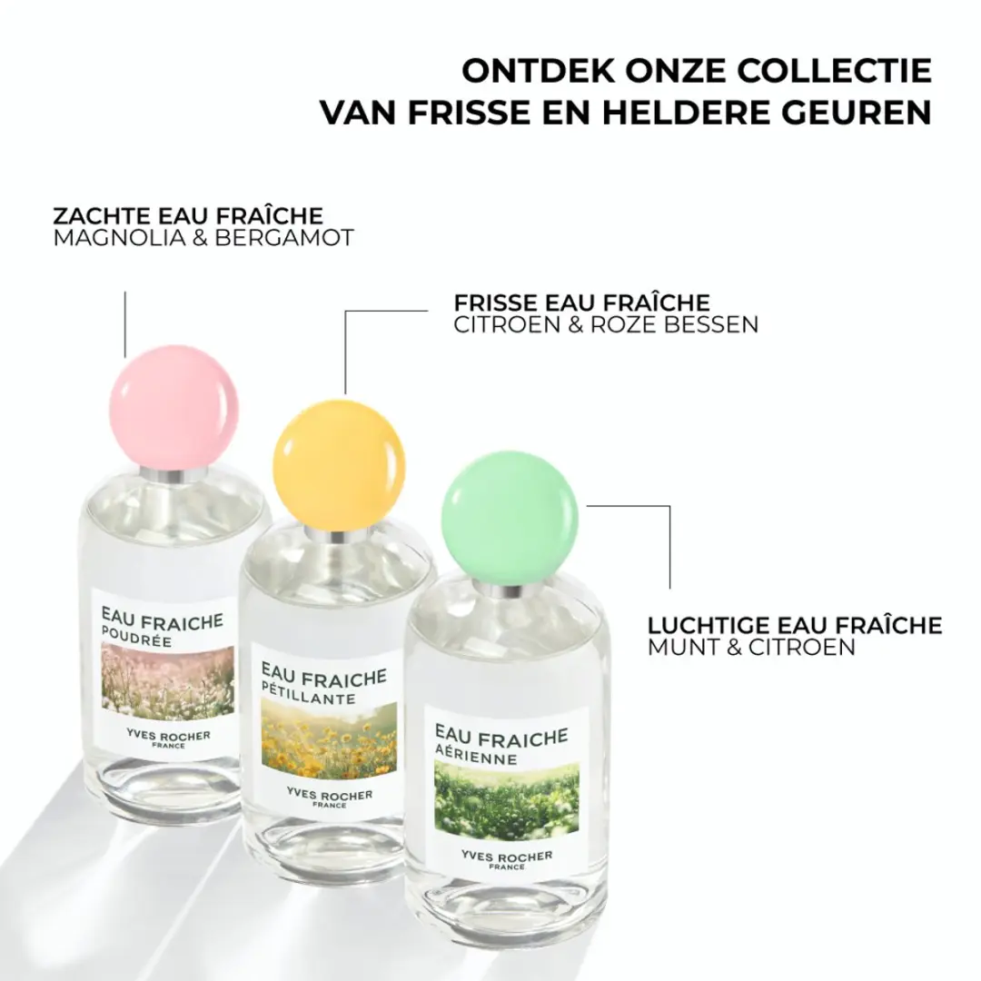Yves Rocher Eau Fraîche Aérienne Damesparfum - Munt & Ceder 100ml