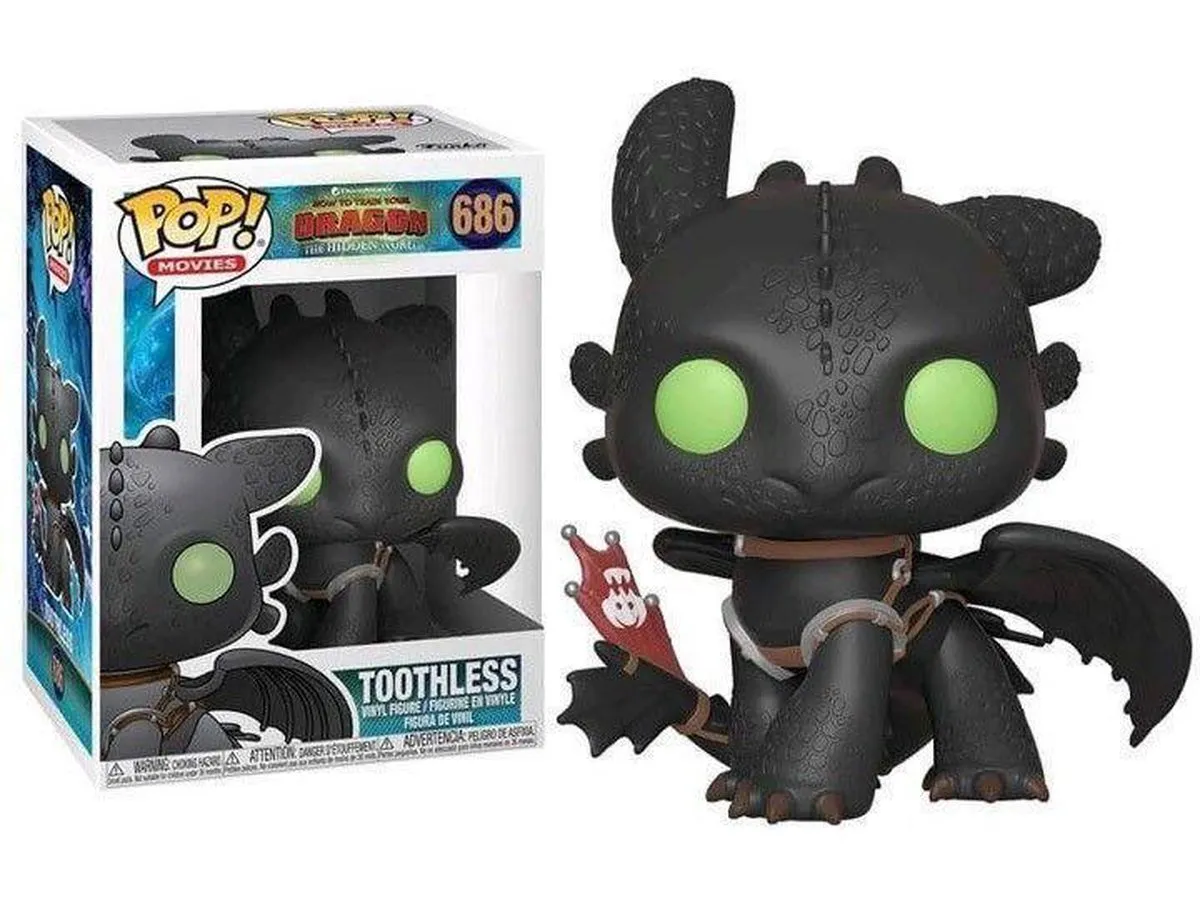 Funko Pop! Toothless How To Train Your Dragon 36355 - Verzamelfiguur 10cm - Multi