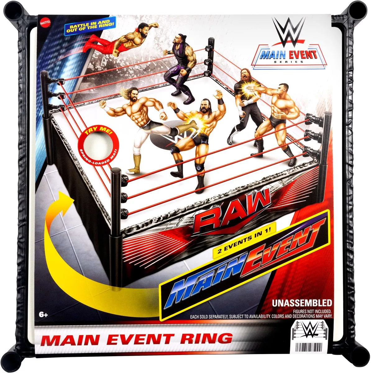 Mattel WWE Worstelring Speelset - Multicolor