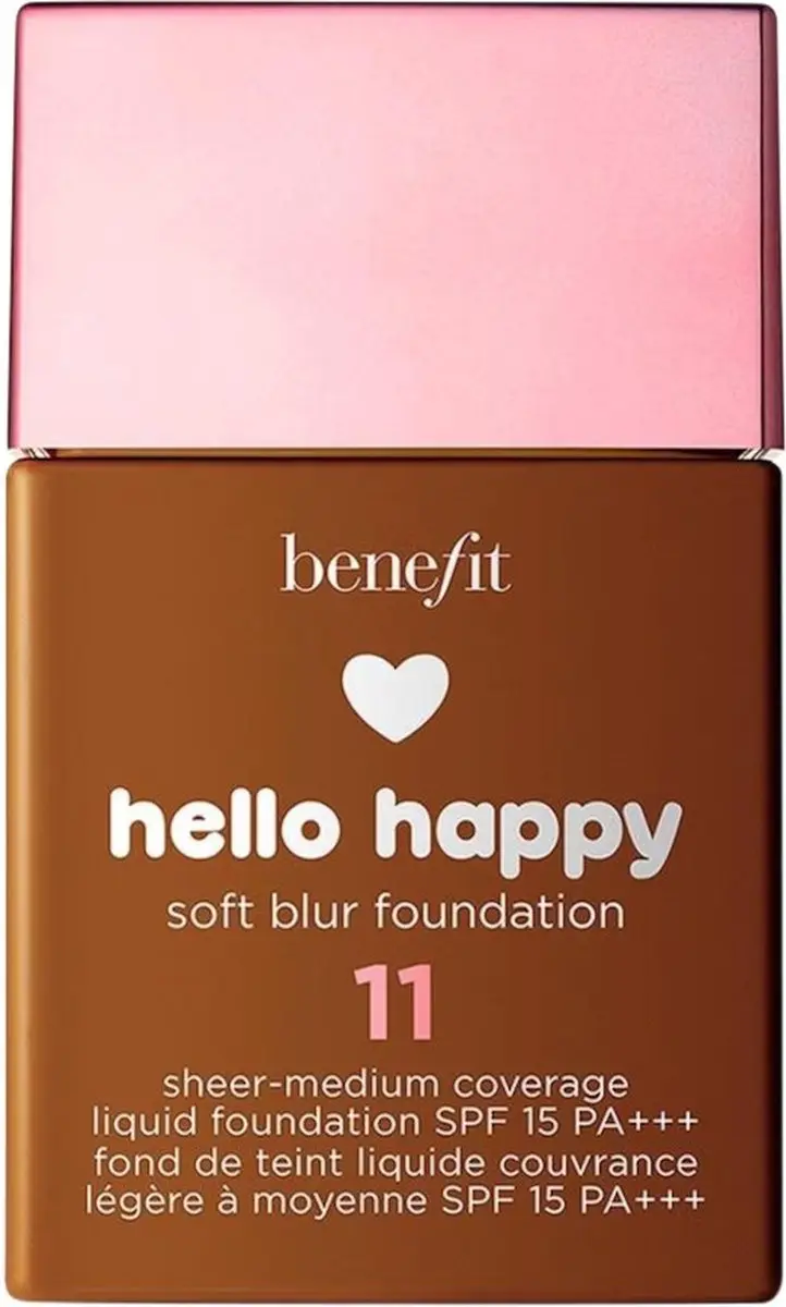 Hello Happy Soft Blur, Femei, Fond De Ten Matifiant, 11 Dark Neutral, Spf 15, 30