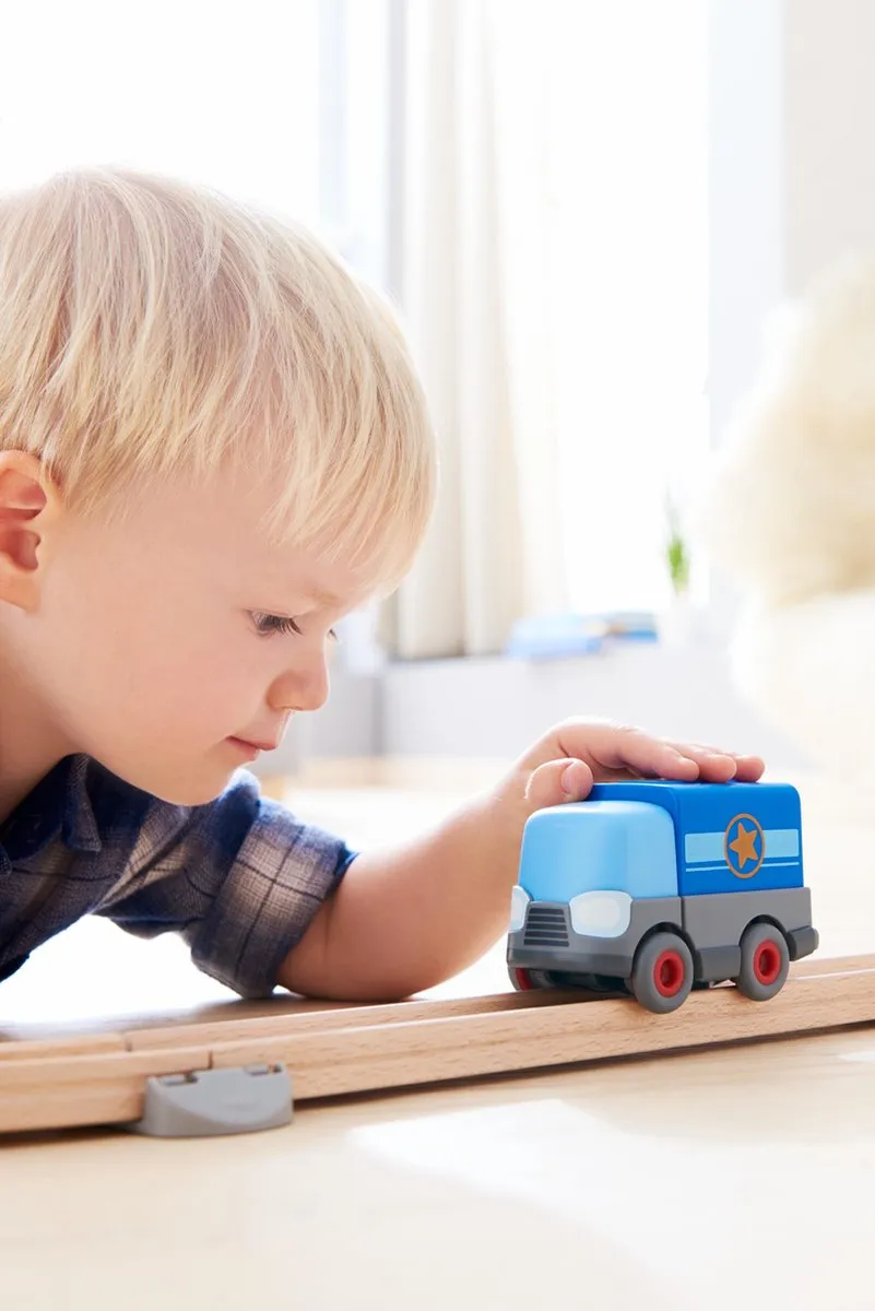 Haba Kullerbü Speelbaan Vrachtwagen - Blauw
