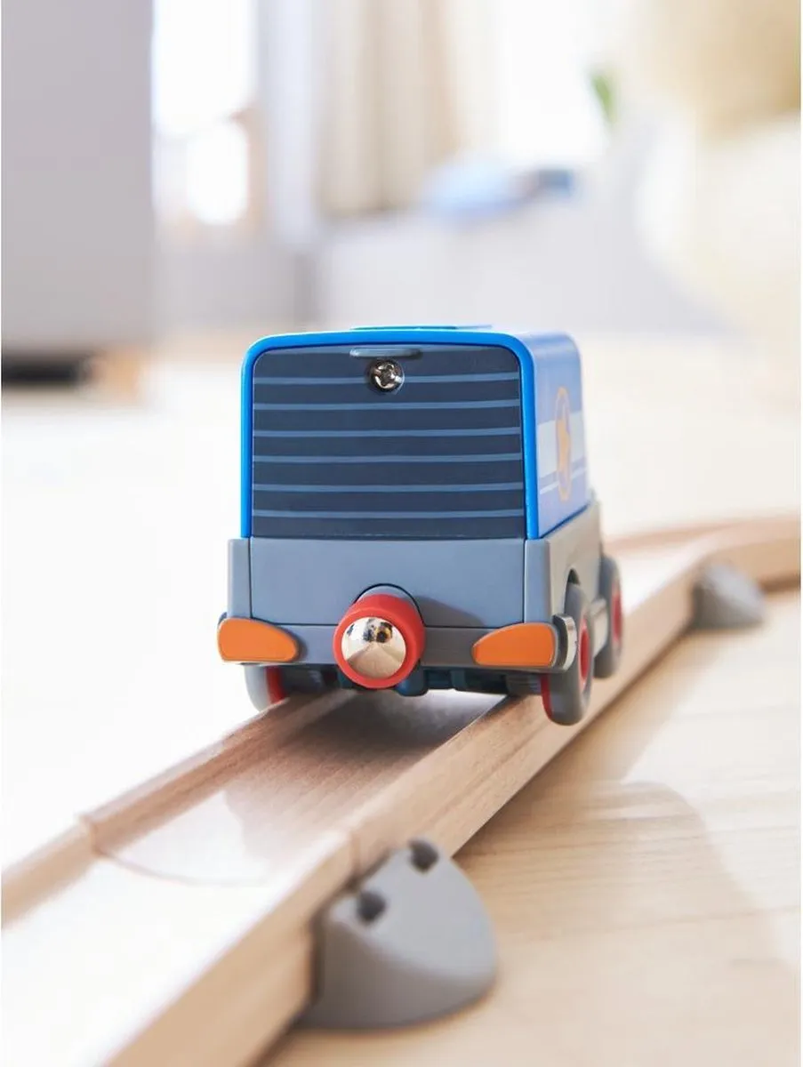 Haba Kullerbü Speelbaan Vrachtwagen - Blauw