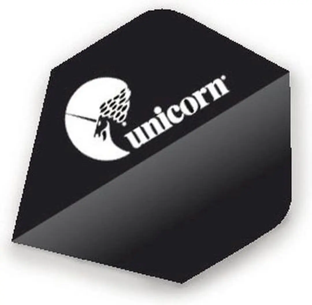 Unicorn Maestro 125 Big Wing Dart Flights - 3 Stuks - Zwart