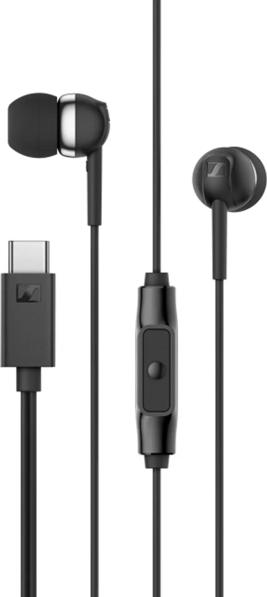 Sennheiser CX 80U Oordopjes - Bedraad - USB-C - Zwart