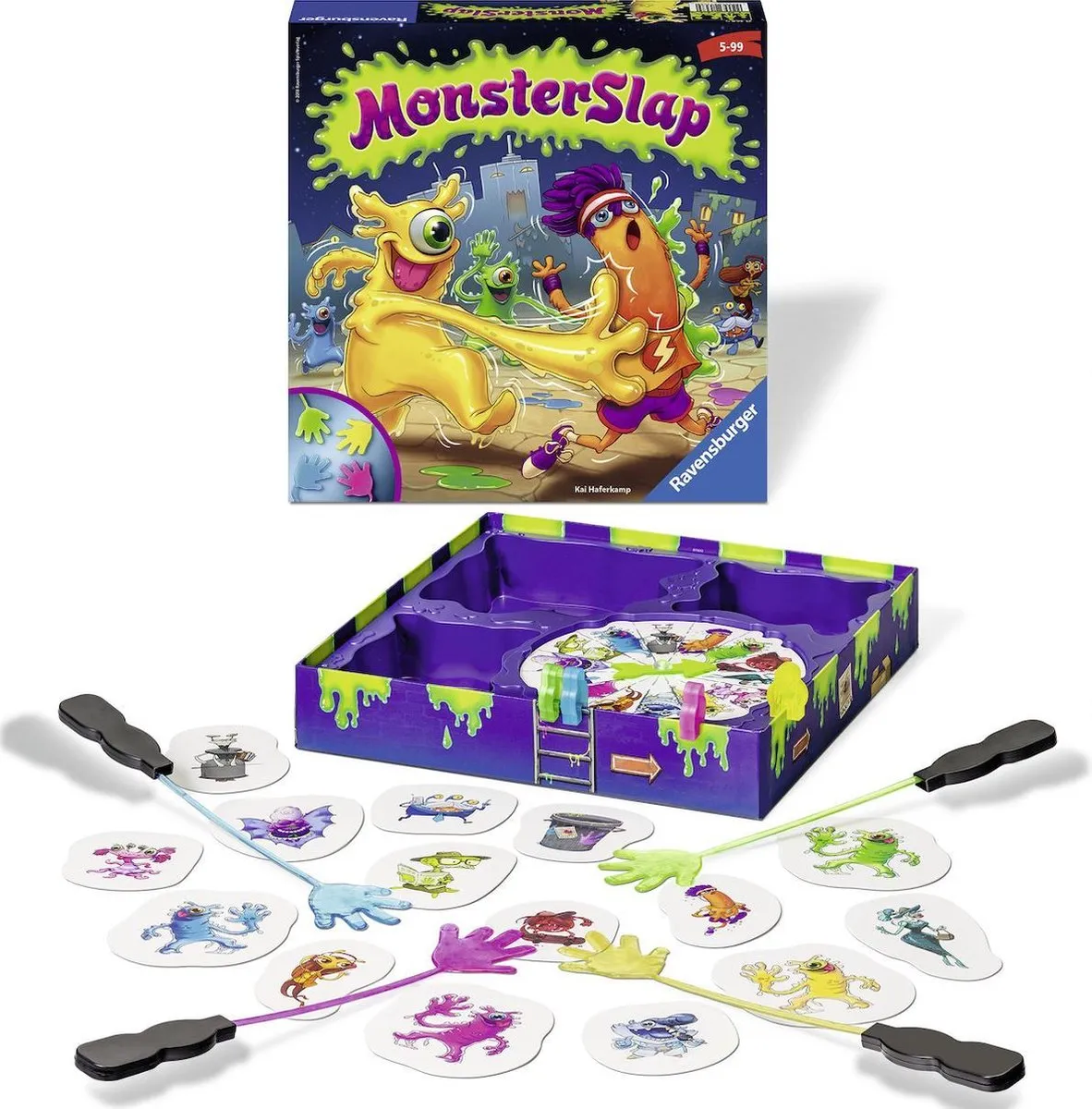 Ravensburger Monster Slap - Kinderspel 213689 - 2-4 Spelers