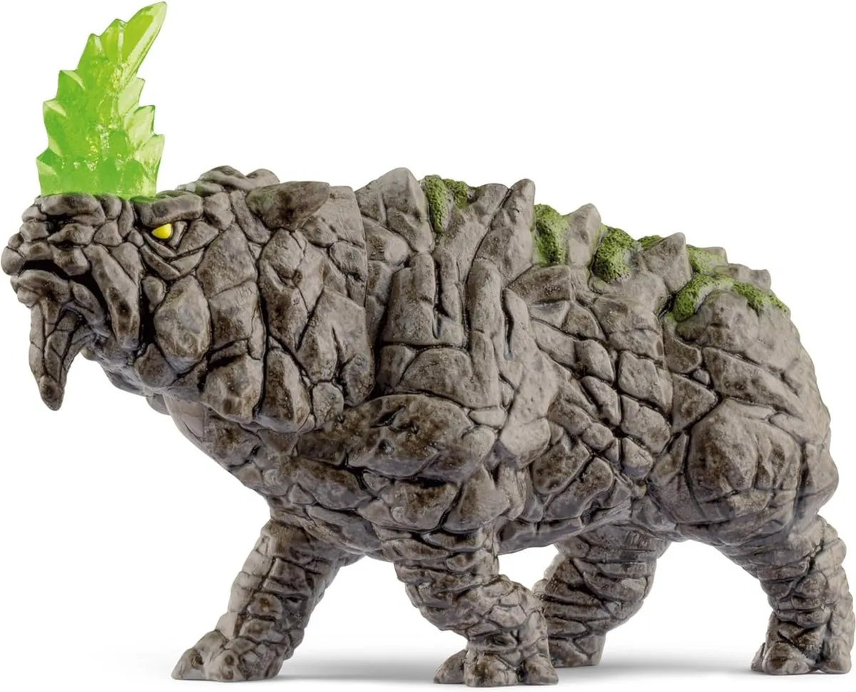 Schleich Eldrador Strijdneushoorn SLH70157 - Grijs