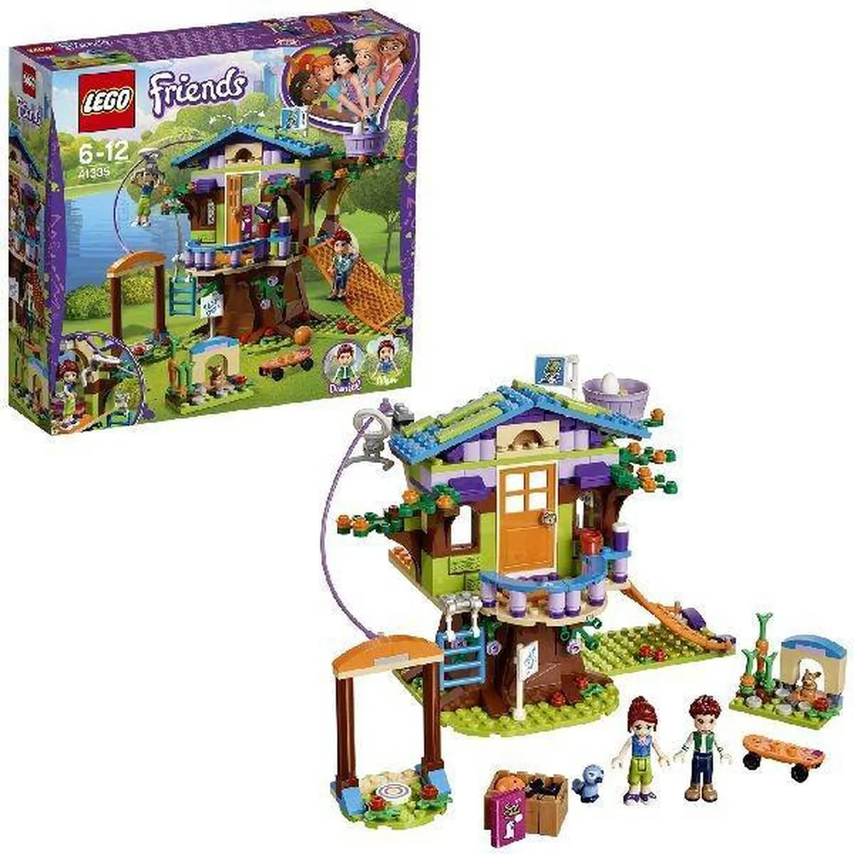 LEGO Friends Mia's Boomhut 41335 - 351 Stukken - 2 Minifiguren