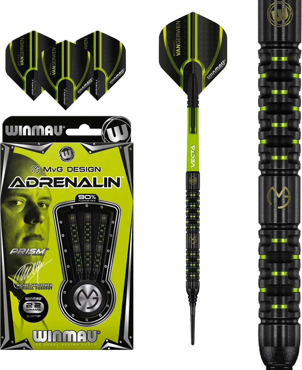 Winmau Michael van Gerwen Adrenalin 90% Darts