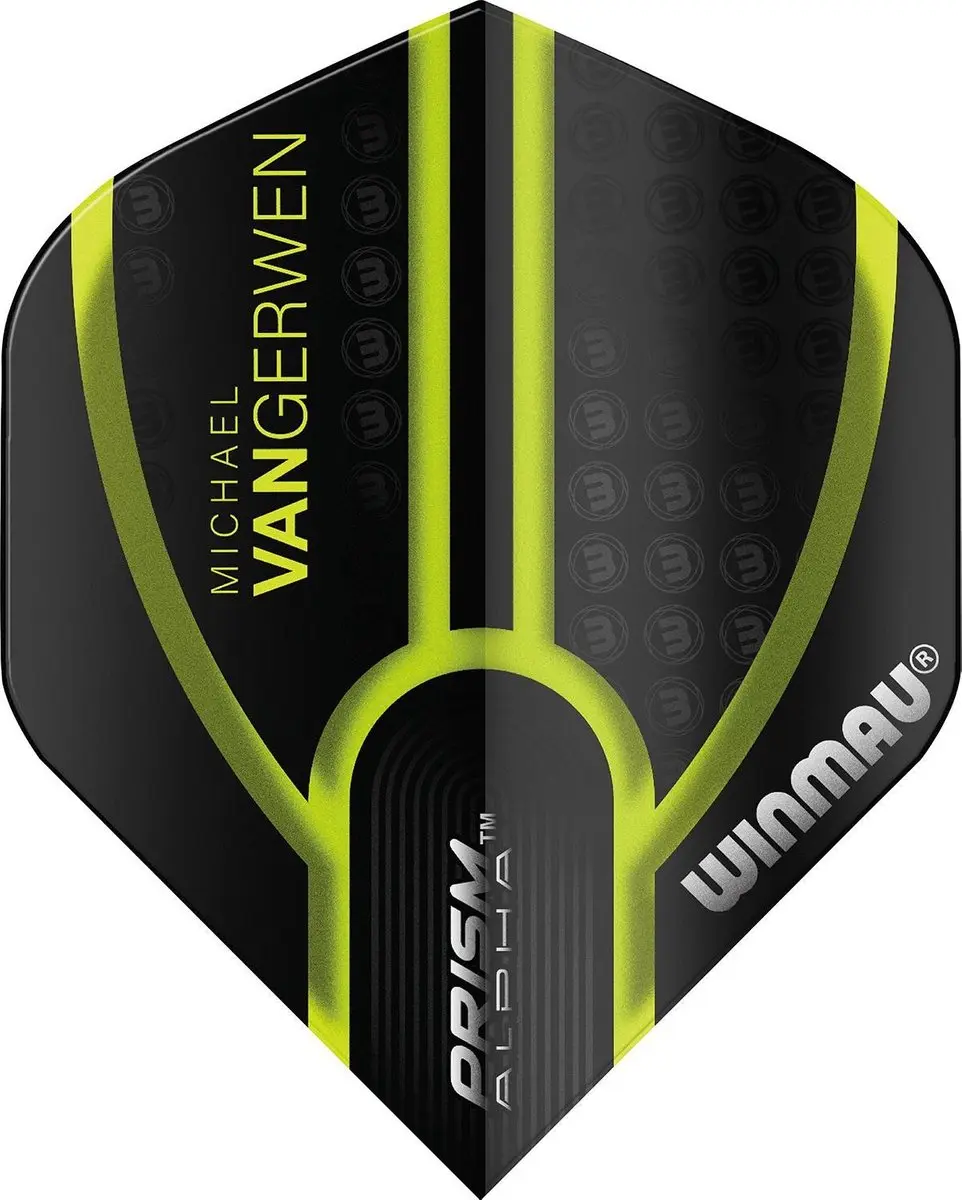 Winmau Michael van Gerwen Adrenalin 90% Darts - 3 Stuks - Zwart/Groen